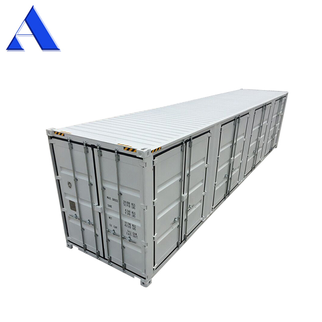 Multi Side Door Open Portable Storage Units 40 foot 40 ft 40ft 4 Door High Cube Shipping Container Side Opening