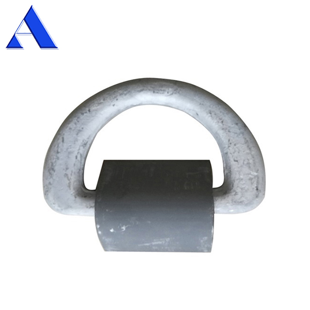 Galvanized DNV GL Certified Shipping Container Lashing D Ring