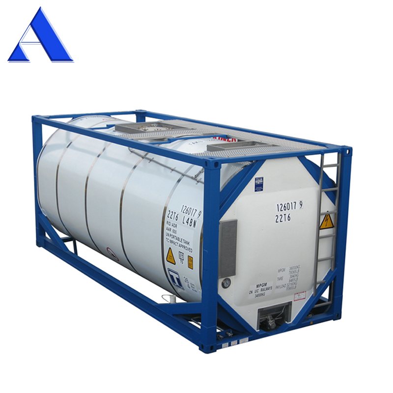 Food Grade 25000 26000 Liters UN T11 20ft ISO Tank Container for sale