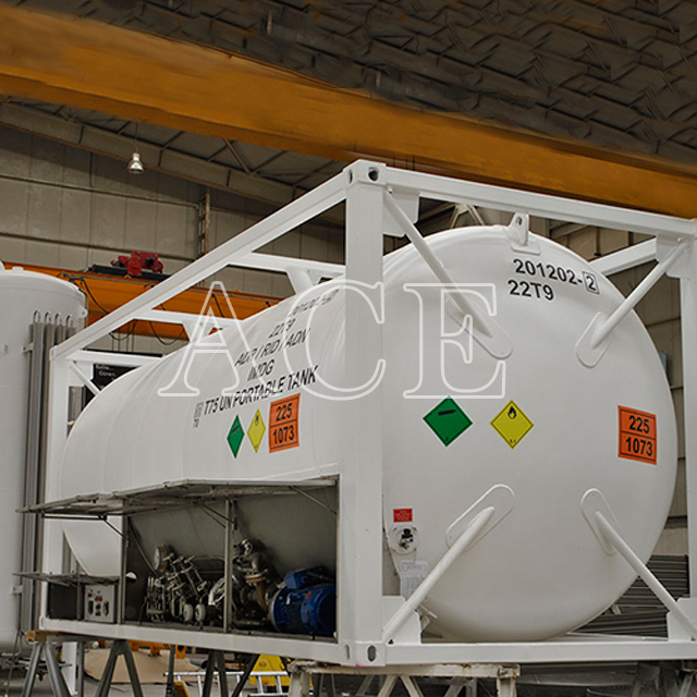 20ft Cryogenic Liquid ISO T75 Tank Container for CO2