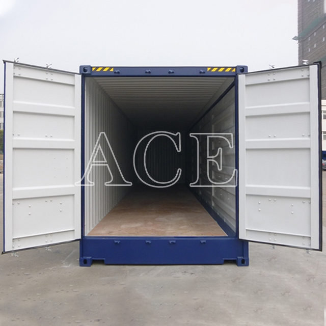 One Long 40ft Open Side Shipping Container